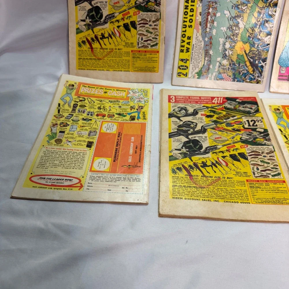 Vintage Walt Disney Gold Key Whitman Comic Book Lot of 6